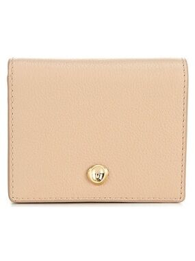 NWT! Dillards Antonio Melani Leather Accordion Card Case Wallet Neutral